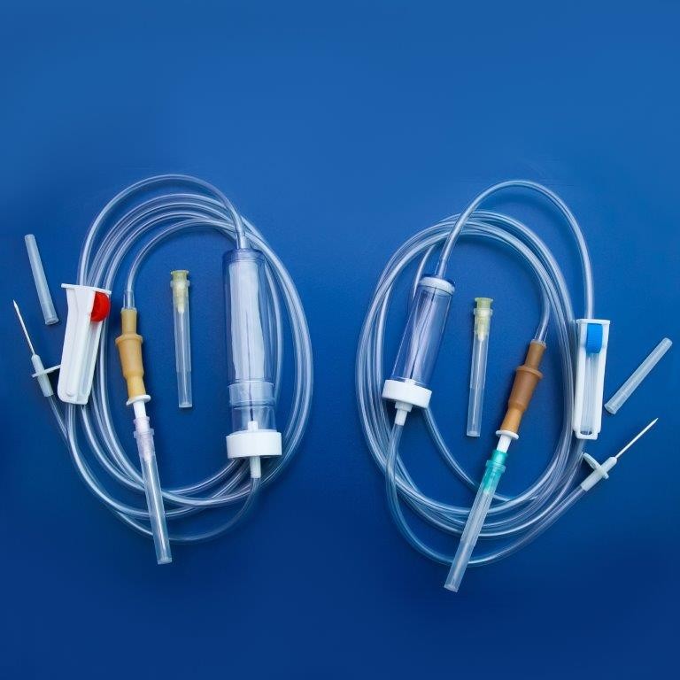 Система ПК "ALEXPHARM", Luer Lock з металевим шипом безлатексним вузлом